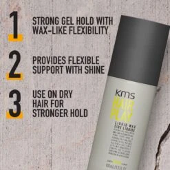 KMS HairPlay Liquid Wax 100ml -Haarverzorging Verkoopwinkel 4044897370804 2
