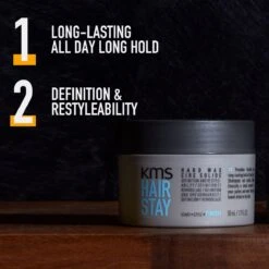 KMS HairStay Hard Wax 50ml -Haarverzorging Verkoopwinkel 4044897420769 2