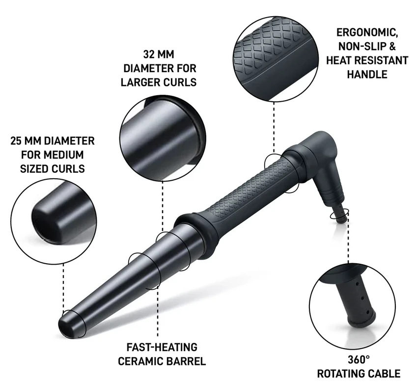 Golden Curl Hair Curler The Bambino 3 Golden Curl Hair Curler The Bambino - Afbeelding 3