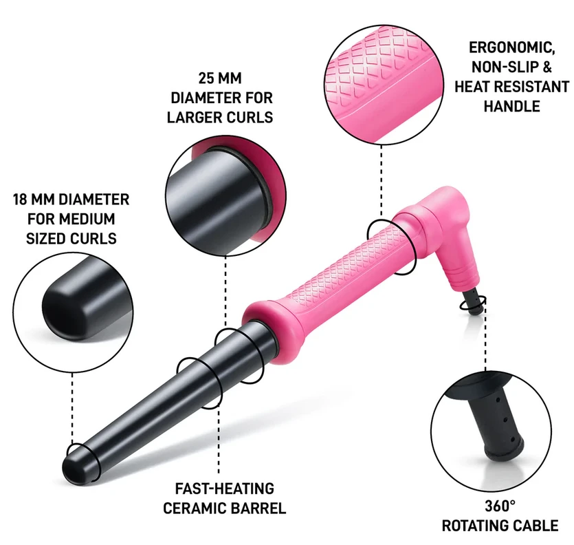 Golden Curl Hair Curler The Pink 3 Golden Curl Hair Curler The Pink - Afbeelding 3