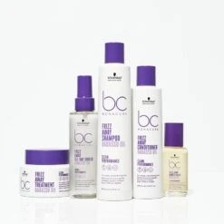 Schwarzkopf BC Frizz Away Conditioner 1000ml -Haarverzorging Verkoopwinkel skp bc bonacure pdp frizz away range flatlay 900x900 4