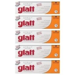 5x Schwarzkopf Strait Styling Glatt Kit 1 2x40ml
