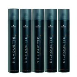 5x Schwarzkopf Silhouette Super Hold Spray 500ml